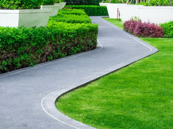 Walkway Curb Installation in Grove City