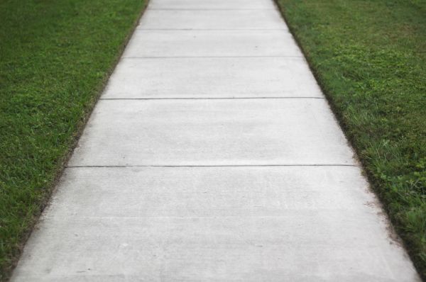 Concrete Path Installation in Grove City
