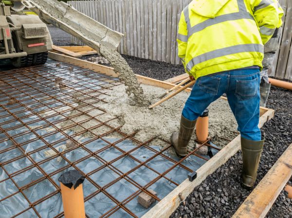 Basement Slab Pouring in Grove City