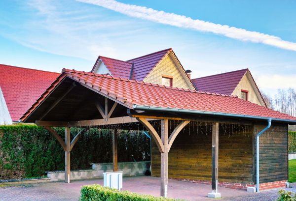 Carport Base Construction in Grove City